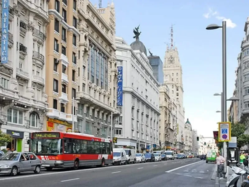 Calle Gran Vía de Madrid